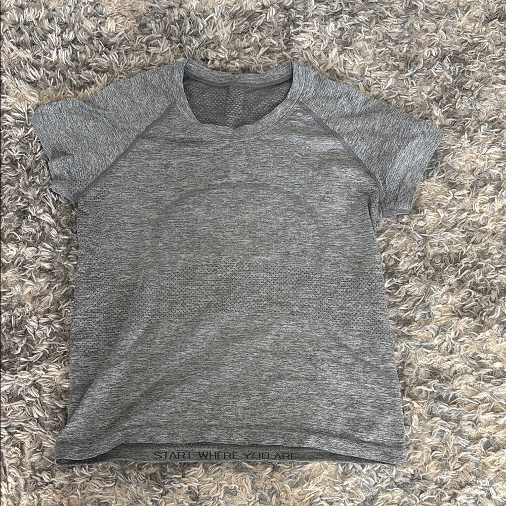 Gray Athletic T-Shirt